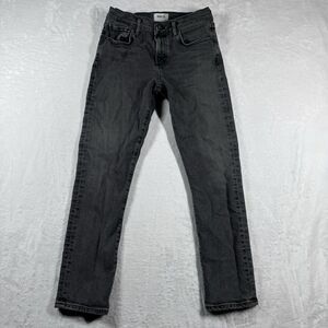 Agolde Jeans 26 Blackk Toni Ankle Straight Leg Mid Rise Stretch Medium Wash‎